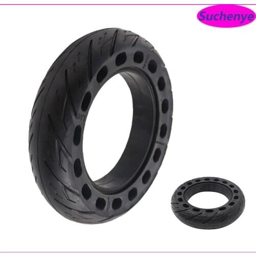 10 inch 10x2.50 Solid Inflation-Free Tire for 8/10 inch Electric Scooter Balance Scooter Electric Bicycle Honeycomb Tyre