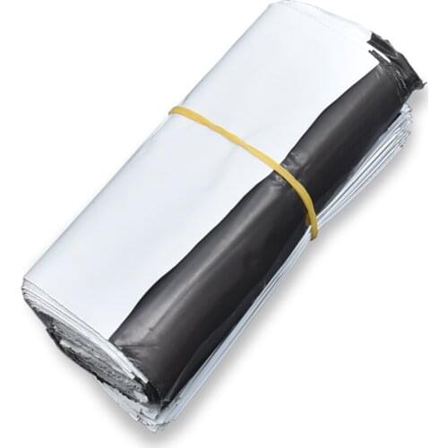 100pcs/lot 7 Sizes White Self-adhesive Seal Poly Post Mailing Envelope Pouches Plastic Express Bags Courier shipping Bags