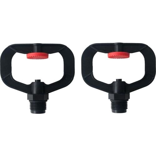 2 Pcs 1/2 '' External Thread Kink Sprinkler Garden Agriculture Micro Irrigation System Plastic Nozzle
