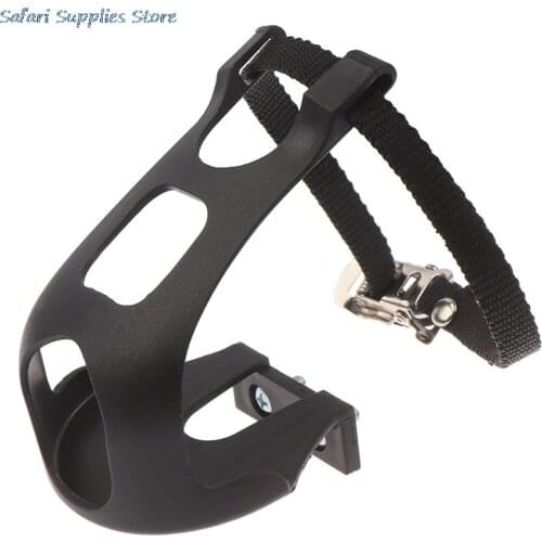 2020 For Bicycle Pedal Sports Fitness Equipment Accessories 1 Set Cycling Road Bike Mountain Bike Black Toe Clips With Straps