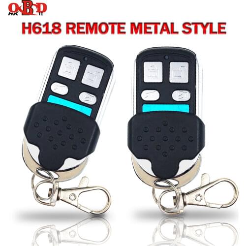 HKOBDII 5pcs/lot Best Price 3 buttons 315/433MHZ Fixed/Rolling Code Metal Remote Key for H618 Remote Controller Remote Master