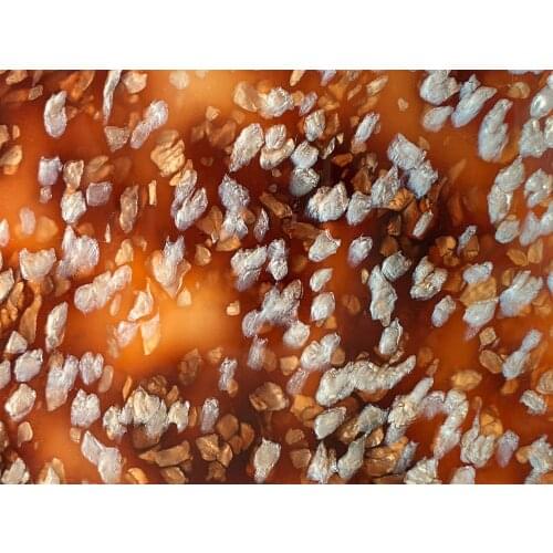 Acrylic/PMMA Pearlescent Ice Crystal Sheets 3.0mm for Jewelries, Crafts, Art Works, Decoration - Copper (IC0433)