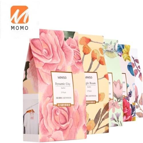 Fragrance Pack 1 Box 5 Packs Freshing Agent Bedroom Wardrobe Room Toilet Sachet Car Aromatherapy