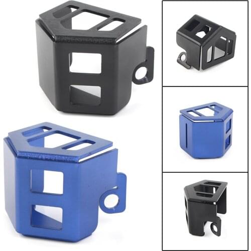 CNC Motorcycle Rear Brake Fluid Reservoir Guard Protection Cover For BMW G310R G 310R 2017 2018 2019 Black/Blue