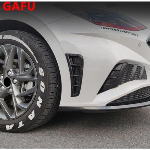 Front Bumper Side Air Outlet Vent Decorative Frame For Hyundai Sonata DN8 2021 2020 Accessories Front Fog Lamp Blade Trim