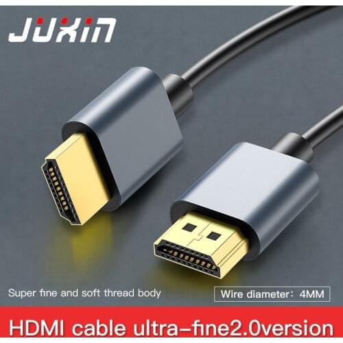 Hdmi compatible cable 2.0 version 4K HD cable TV set-top box data cable ultra-fine hdmi cord 0.5-3 m