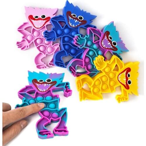 Newest 6 Style Fish Push Bubble Fidget Sensory Toy Autism Special Needs Stress Reliever for Children and Adult to play