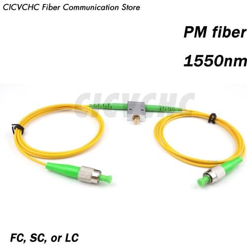 PM Variable Fiber Optic VOA 0.8-60db Attenuato with PM 1550 fiber, 0.3m, FC, LC or SC connector