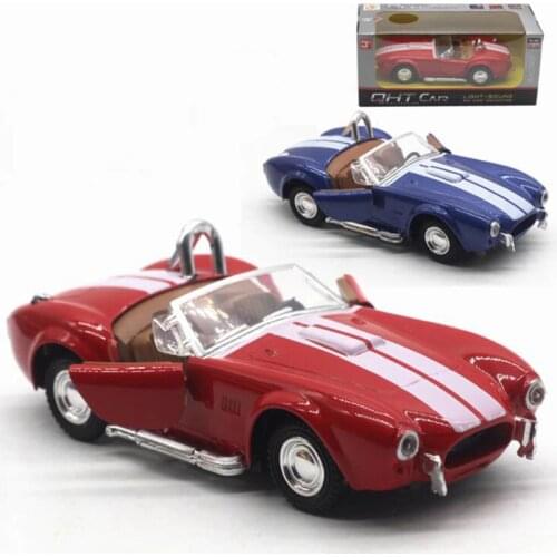 13CM 1:32 Scale Metal Alloy Classic shelby cobra 427 Classical Auto Car Model Model Diecast Vehicles Toys F Children Collection