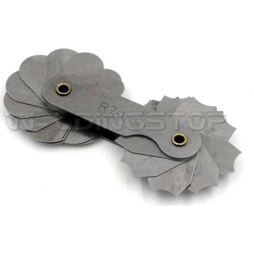 Radius gage Gauge Fillet set R7-14.5mm Concave Convex arc end internal external