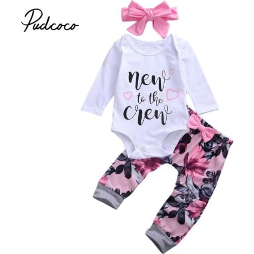 Toddler Girls Clothing Sets 2020 Spring Autumn Children Clothes T-shirt+Flower Pants Tracksuit Outfits Kids Girls Sport Suit