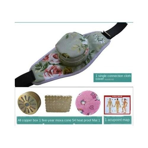Moxibustion Box Pure Copper Carry-on Acupuncture Household Warm Moxibustion Utensil Full-Body Moxa Stick Jar Hot Compress