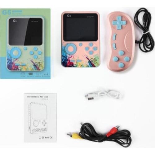 G5 USB Mini Retro Video Gaming Console Handheld Portable Screen Games 3.0 Inch Classic Built-in 500 Game Players Pocket Lar M3F3