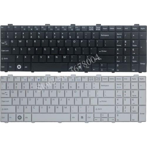 New US Keyboard For Fujitsu Lifebook AH530 AH531 NH751 A530 A531 Black English Laptop Keyboard