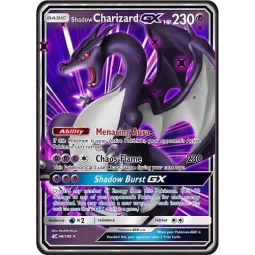 NEW Pokemon Cards Metal Card V Card Charizard Pikachu Mcharizard Card Collection Gift Kids Game Collection Cards Golden Vmax