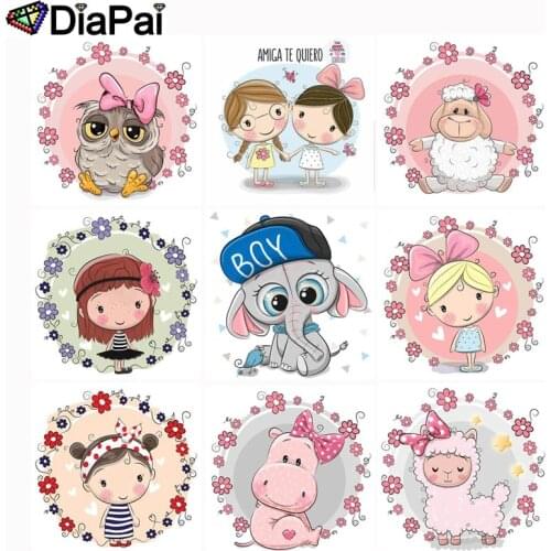 DIAPAI Full Square/Round Drill 5D DIY Diamond Painting "Cartoon animal" 3D Embroidery Cross Stitch 5D Decor Gift