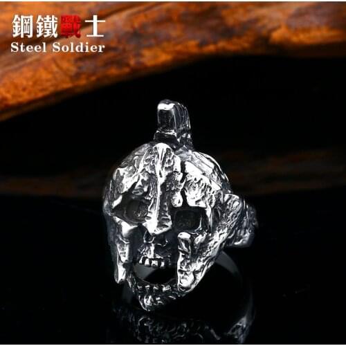 Steel Soldier Punk Rings