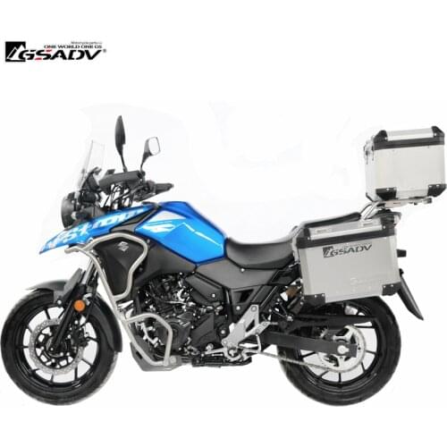 For Suzuki V-Strom DL250 Engine Guard Crash Bar Protection Motorcycle Steel Stunt Cage Protector
