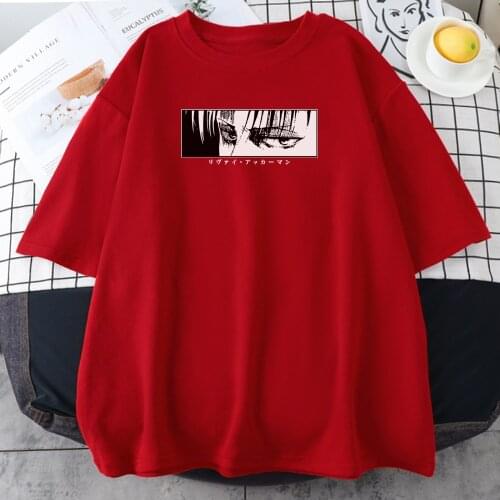 Attack On Titan Japan Anime Print WomenS Tshirts Casual Hip Hop Clothing Comfortable Clothing Loose Breathable Woman T Shirt
