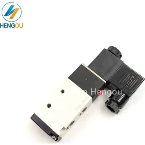 1 pc free shipping Single Coil 2 Position 5 Way Pneumatic Solenoid Valve 4v210-08