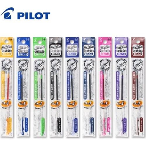 1 Piece Japan Pilot Hi-Tec-C Coleto LHKRF-10C4 Gel Multi Pen Refill - 0.4mm 15 colors available Multi-function pen refill