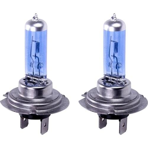 2Pcs H7 6000K Xenon Gas Halogen Headlight Super Bright White Fog Halogen Lamp Bulb 100W Car Head Light Lamp 12V Fog Lights