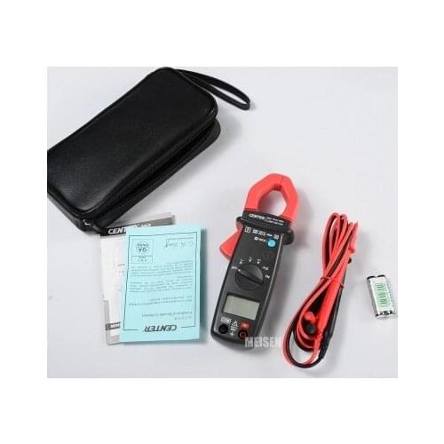 Auto Ranging AC/DC True RMS Current Clamp Meter Resolution 0.01A, 0.1V CENTER-202