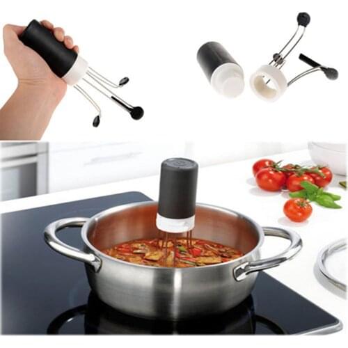 3 Speed Adjustable Automatic Stirrer Whisk Sauces Soup Mixer Stir Crazy Stick Blender Auto Stirrer Blender Kitchen Accessories