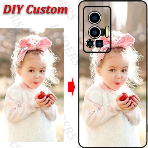 Custom Case for Vivo X60 Pro Plus X50 X30 Y51 2020 Y31 Y72 S10 IQOO Neo 5 Y93S Y95 Z6 Z5X S7t U3X Cover DIY Photo Soft Silicon