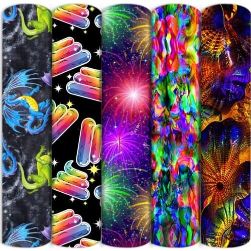 Dragon Aztec FireworkPolyester Cotton/4 way Stretch Fabric Patchwork Sewing Kid Home Textile Cloth Quilting Dress Curtain,c16907