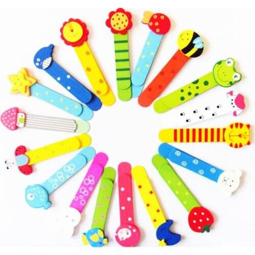 Ellen Brook 1 Piece New Straight Ruler Wooden Kawaii Tools Stationery Cartoon Animals Drawing Gift Korean Office School Supplies