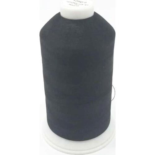 4pcs High Quality 5000 Meters Black Color 120D/2 100% Polyester Embroidery Thread