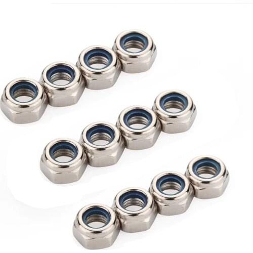 12pcs 304 Stainless Steel M3 Hex Insert Nut Lockout 3mm Diamater 2.5mm for RC Car Spare Parts