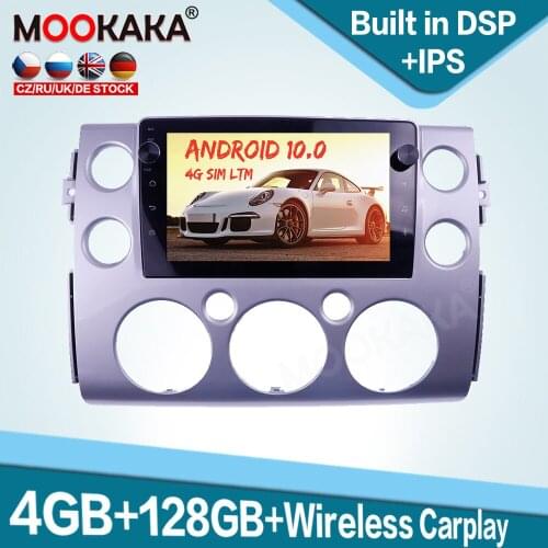 128GB Carplay Android 10.0 Car Multimedia Player for Toyota FJ Cruiser Auto Radio GPS Navigation Audio Stereo Head Unit Recorder