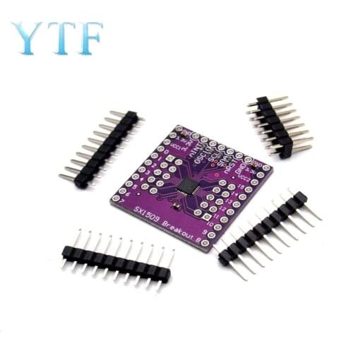 SX1509 16-channel I / O output voltage level of the LED drive module and the keyboard GPIO