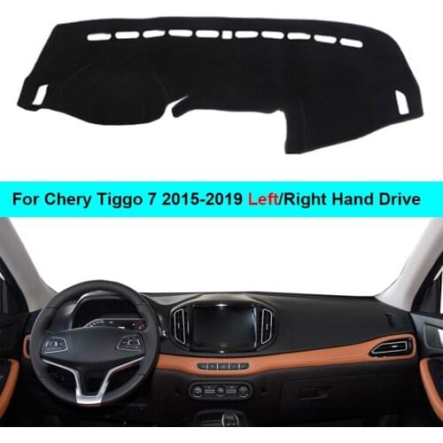 2 Layer Car Dashboard Cover Carpet For Chery tiggo 7 2015 2016 2017 2018 2019 LHD RHD Rug Sunshade Dash Board Cover Rug Auto Sun