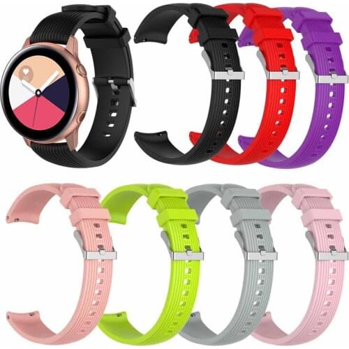 50pcs DHL New Sport Watch Band for Samsung Galaxy Watch Active Band Galaxy 42mm Strap Classic S2 Sport 20mm Silicone Watch Band