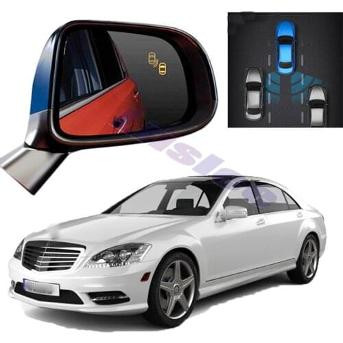Car BSM BSD BSA Radar Warning Safety Driving Alert Mirror Detection Sensor For Mercedes Benz S MB W221 2010 2011 2012