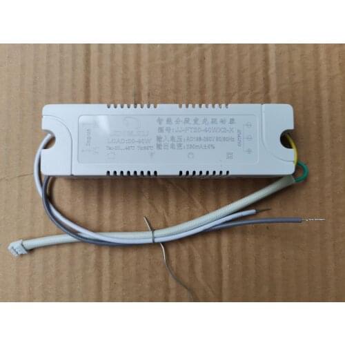 JINGJIU two-segment dimming driver LDE two-color light source controller non-isolated F25-36W2 to FT20-40Wx2-X