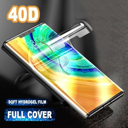 40D Hydrogel Film For Huawei P Smart Z Nova 5 5i 5T 6 7 Screen Protector Phone Protective Film For Honor 9X 20 30 Pro Lite Cover