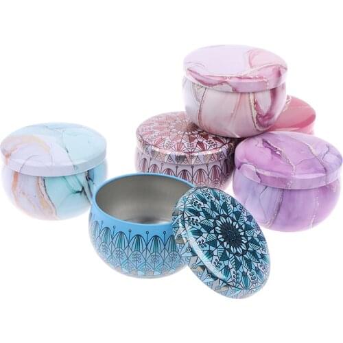 Candle Tin Jars DIY Candle Making kit Holder Storage Case For Dry Spices Sweets