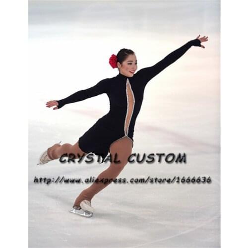 Crystal Custom Figure Skating Dresses Girls New Brand Ice Skating Dresses For Competition DR4517