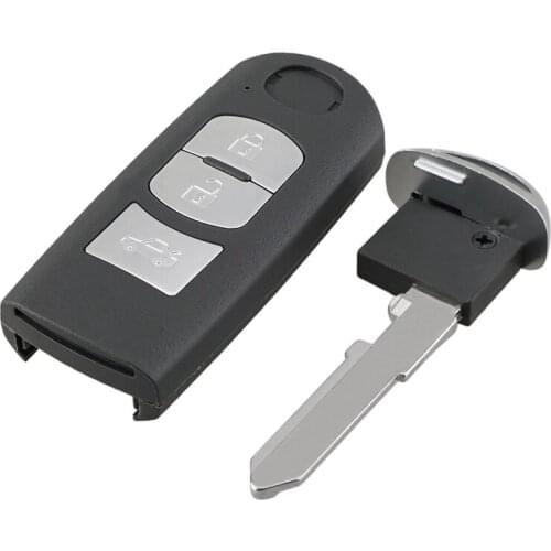 Car Smart Remote Key 3 Button 433MHz 49Chip Fit for MAZDA CX-3 Axela CX-5 SKE13E-02
