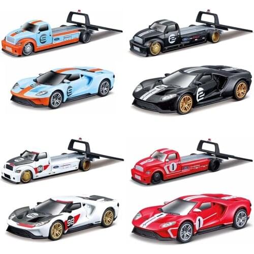Maisto 1:64 The latest Ford GT model Pallet truck Alloy material transport Die-casting car model collection gift toy boys