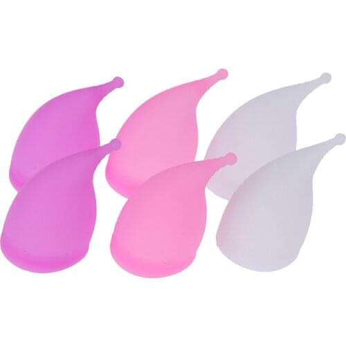 Reusable Medical Silicone Soft Menstrual Women Period Cup Size Small Large Pads Lady Cup