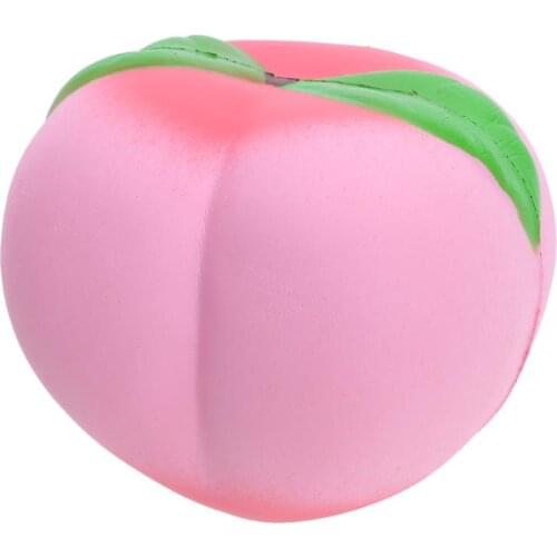 Soft Squishy Jumbo Peaches Cream Scented Super Slow Rising Stress Relief Squeeze Toys Party Gift for Kids