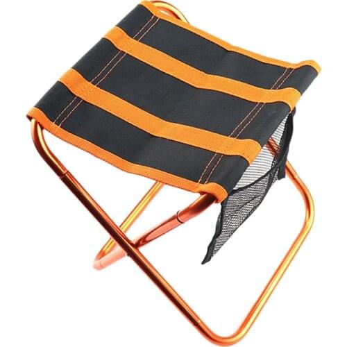 Outdoor Fishing Chairs Seats Aviation Aluminum Folding Portable Outdoor Hiking Camping Travel Picnic BBQ Stool Oxford with Bag
