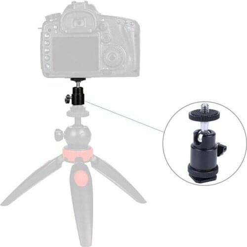 2019 New 1/4 "Mini Smart Ball Head Bracket/Houder/Mount Cradle Bal Hoofd Met Slot Voor Camera Statief