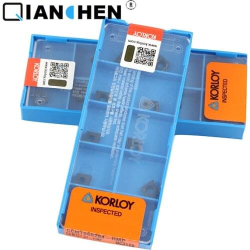 Genuine original high quality high-performance Korea Korloy CCMT060204-HMP NC3120 (10pcs/lot) CNC industry turning tool inserts