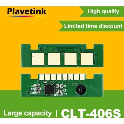 Plavetink CLT-K406S CLT-406S 406 406s Toner Cartridge Chip For Samsung CLP 360 365 C410W C460W C460FW CLX 3300 3305 CLX-3305fw
